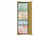 WhiteCoat Clipboard® Trifold - Tactical Brown Occupational Therapy Edition
